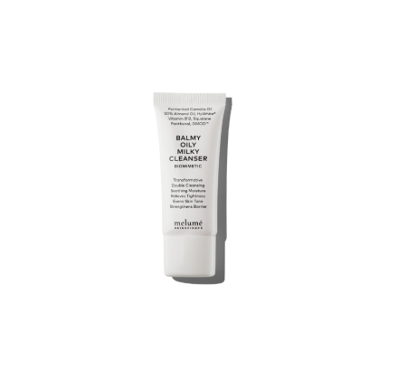 Освітлювальний зволожувальний бальзам для очищення шкіри Melumé Skinscience Balmy Oily Milky Cleanser 20mL