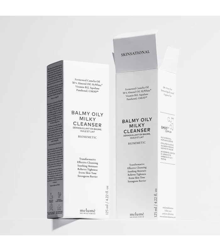 Освітлювальний зволожувальний бальзам для очищення шкіри Melumé Skinscience Balmy Oily Milky Cleanser 125 mL