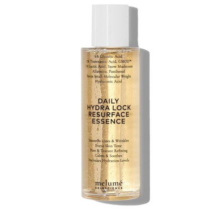 Зволожувальна тонер-есенція з кислотами Melumé Skinscience Daily Hydra Lock Resurfacing Essence 150mL