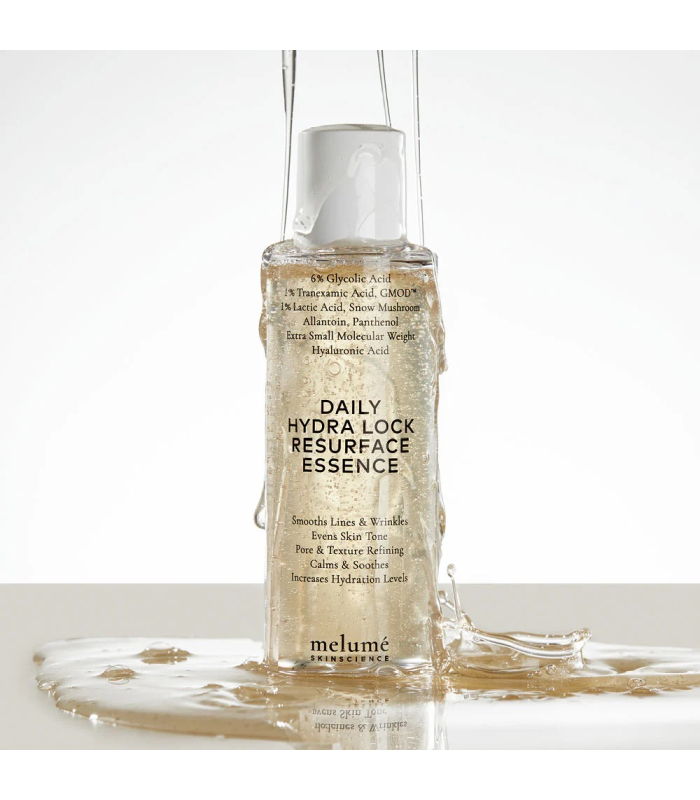 Зволожувальна тонер-есенція з кислотами Melumé Skinscience Daily Hydra Lock Resurfacing Essence 150 mL