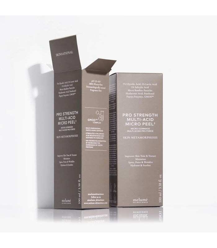 Мультикислотний пілінг для обличчя Melumé Skinscience Pro Strength Multi-Acid Micro Peel 100mL