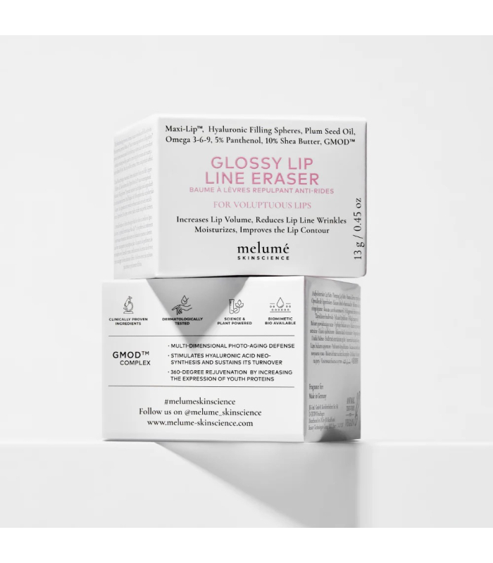 Бальзам-філлер для збільшення обʼєму губ Melumé Skinscience Glossy Lip Line Eraser Maxi-Lip Filler Balm 19g