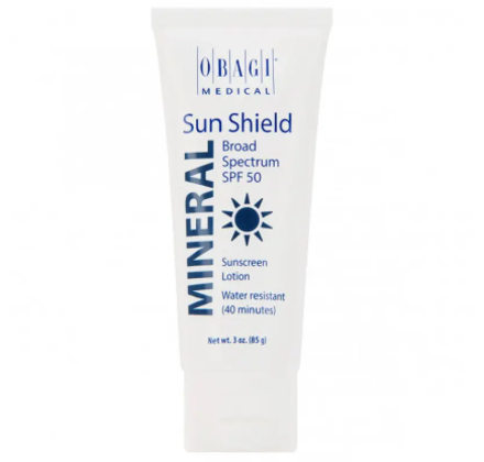 Легкий сонцезахисний крем на мінеральній основі Obagi Sun Shield Mineral Broad Spectrum SPF 50