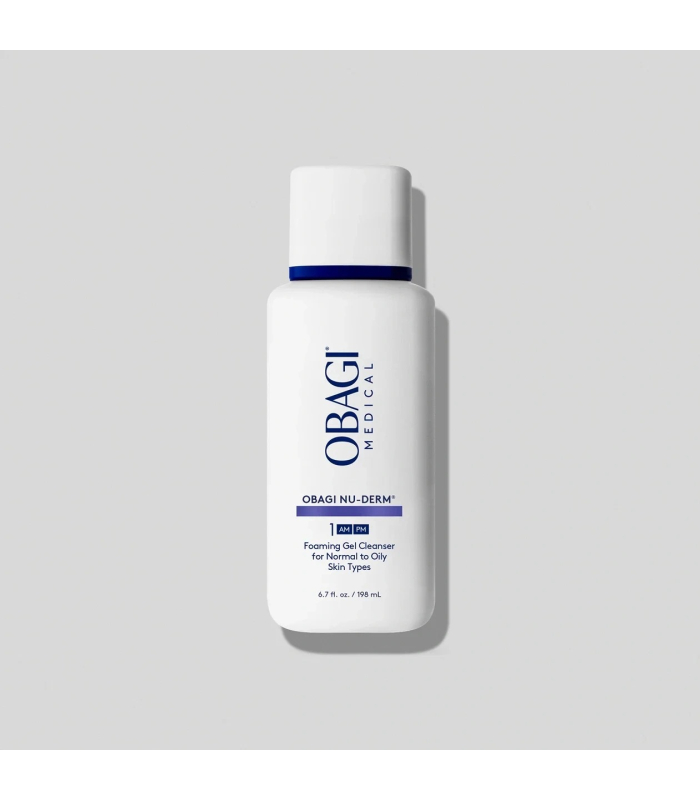 Очищуючий засіб для нормальної жирної шкіри Obagi Nu-Derm Foaming Gel Normal to Oily 198mL