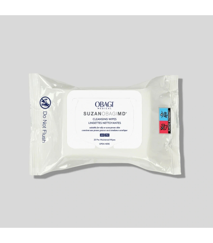 Очищуючі серветки Obagi SUZANOBAGIMD Acne Cleansing Wipes (25 шт)