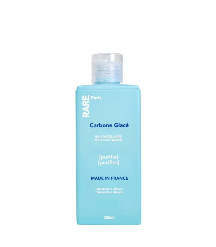 Міцелярна вода з гамамелісом та екстрактом мальви RARE Paris Carbone Glacé Purifying Micellar Water
