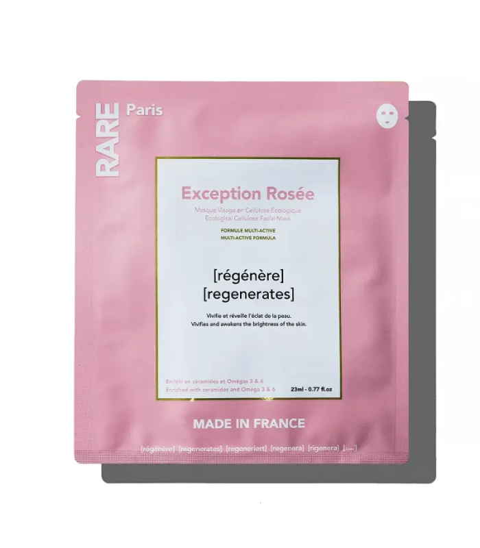 Відновлююча маска для обличчя з церамідами, Омега та RARE Paris Exception Rosée Regenerating Face Mask 3 6