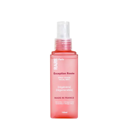 Відновлювальний міст для обличчя з церамідами, Омега та RARE Paris Exception Rosée Regenerating Facial Mist 3 6