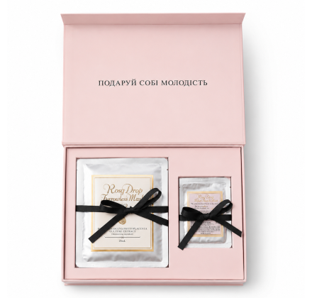 Подарунковий набір з двох бестселерів в прямокутній коробці Rosy Drop Duo Gift Set