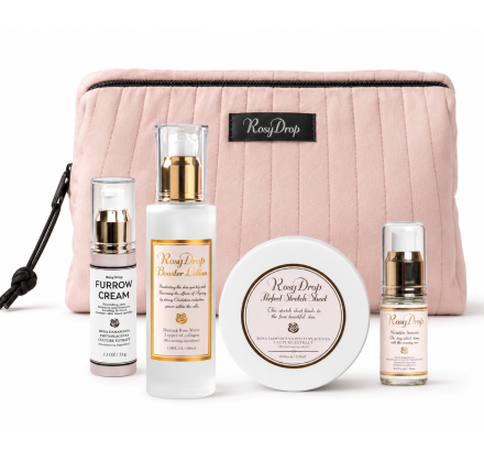 Подарунковий набір в косметичці Rosy Drop Pink Set