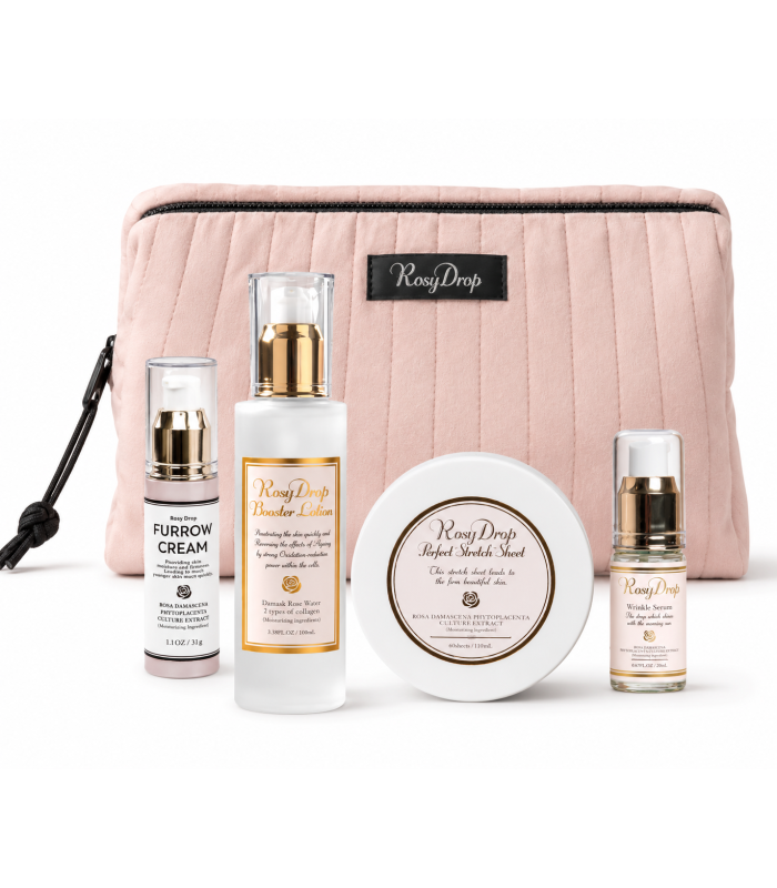 Подарунковий набір в косметичці Rosy Drop Pink Set