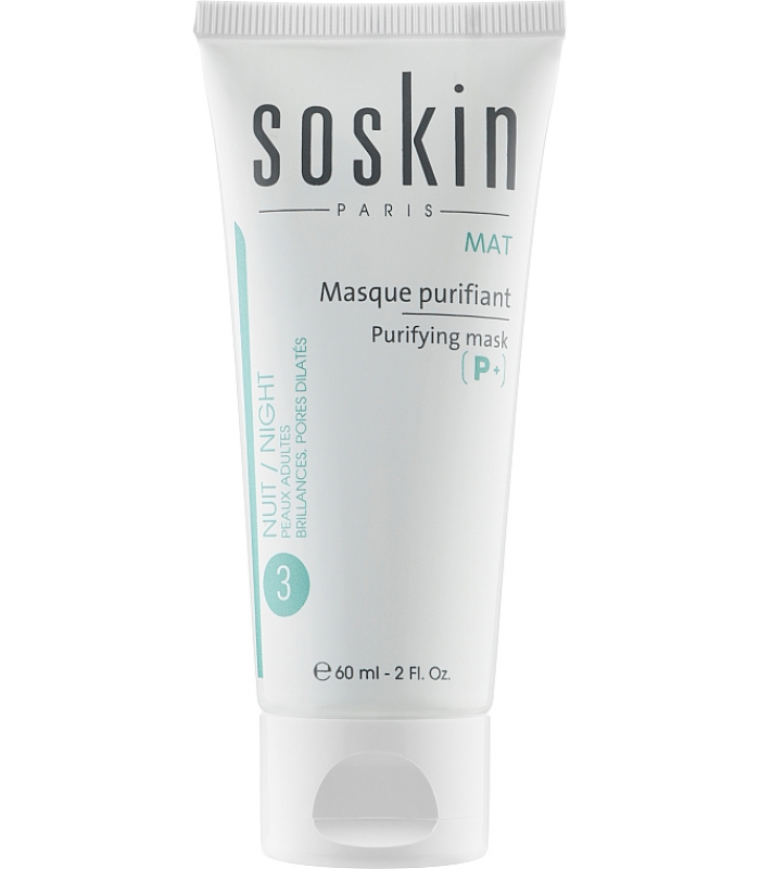 Очищающая маска Soskin Purifying mask - combination or oily skin 60mL