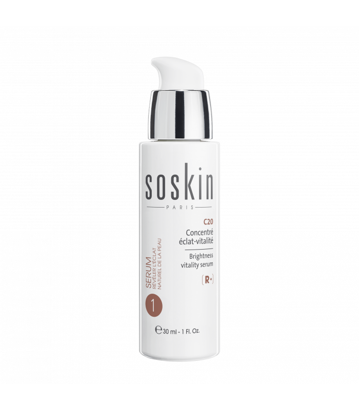 Гель для лица «Энергия и Сияние» с витамином С Soskin Brightness-vitality serum 30mL
