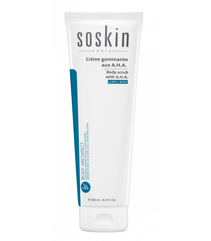 Скраб для тела с АНА кислотами Soskin Body scrub+AHA 250mL