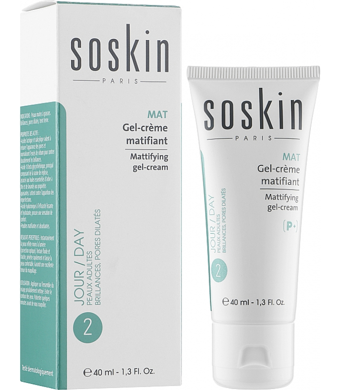 Матирующий гель-крем Soskin Mattifying gel-cream 40mL