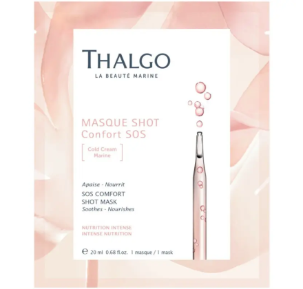 Маска Комфорт з комплексом Холодний морський крем Thalgo SOS Comfort Shot Mask SOS