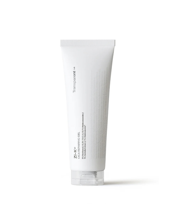 Відновлюючий гель для обличчя з екстрактом центели Transparent Lab Zi-K Cica Repairing Gel 100mL