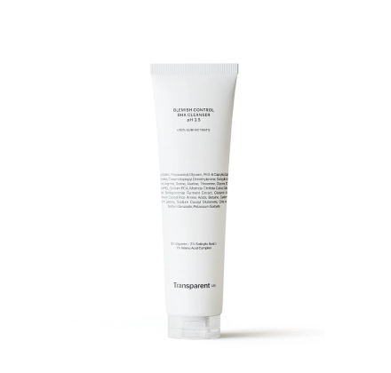 Засіб для глибокого очищення Transparent Lab Blemish Control BHA Cleanser PH3.5 150mL