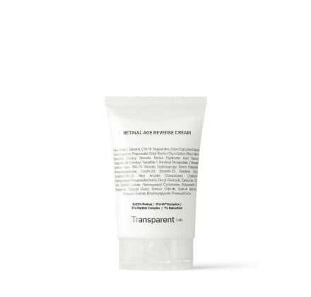 Антивіковий крем для обличчя з ретиналем та бакучиолом Transparent Lab Retinal Age Reverse Cream 50mL