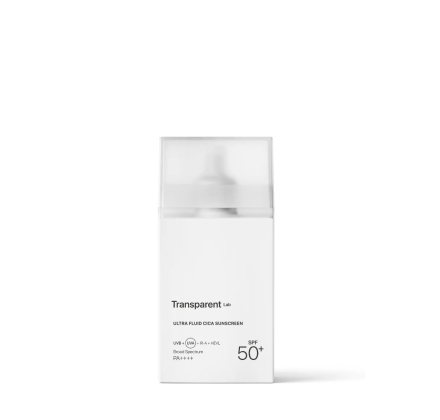Ультра легкий сонцезахисний крем із центелою Transparent Lab ULTRA FLUID CICA SUNSCREEN 100mL