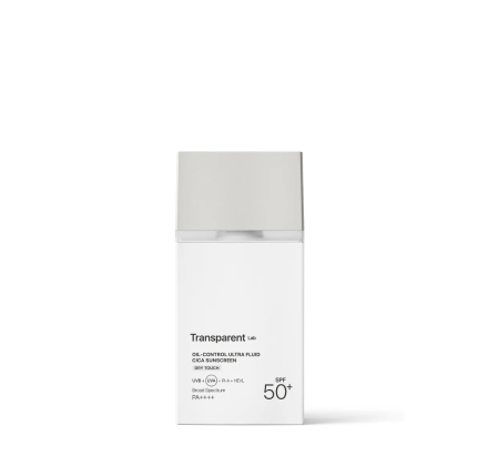 Сонцезахисний крем із центелою для контролю жирності шкіри Transparent Lab OIL-CONTROL ULTRA FLUID CICA SUNSCREEN 100mL