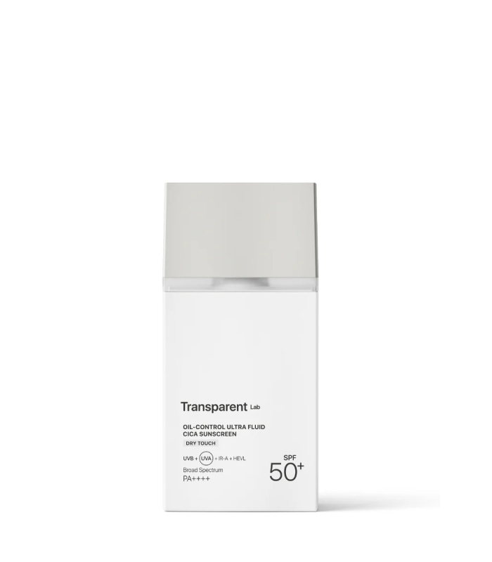 Сонцезахисний крем із центелою для контролю жирності шкіри Transparent Lab OIL-CONTROL ULTRA FLUID CICA SUNSCREEN 100mL