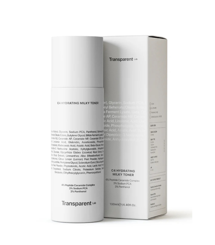 Зволожуючий молочний тонер Transparent Lab C4 Hydrating Milk Toner 130mL
