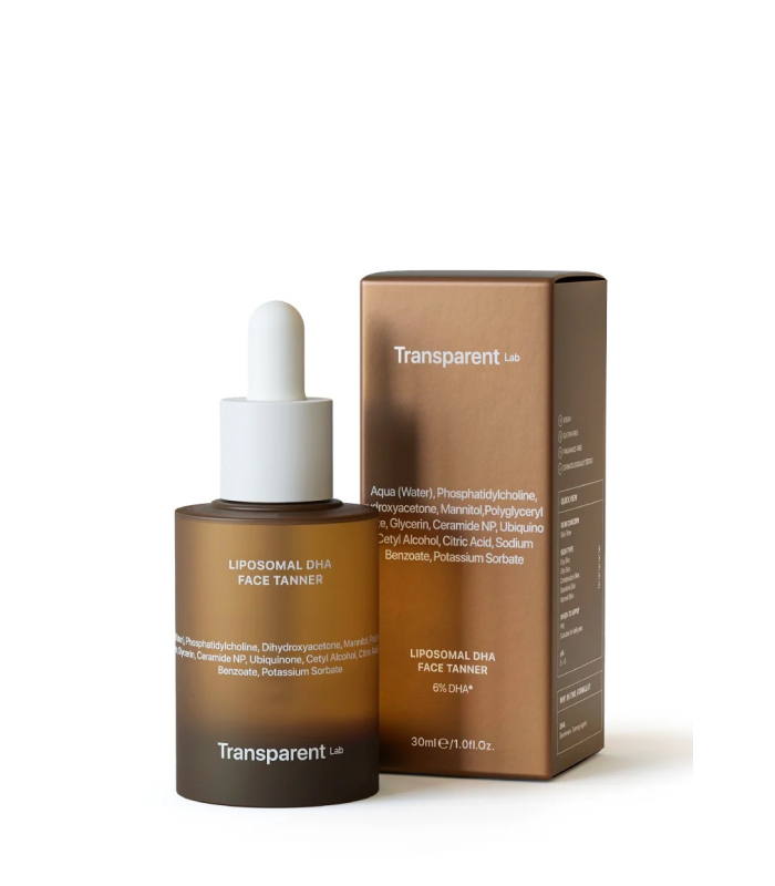 Краплі-автозасмага для обличчя Transparent Lab LIPOSOMAL DHA FACE TANNER 30mL