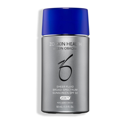 Минеральный солнцезащитный флюид Zo Skin Health Sheer Fluid Broad-Spectrum Sunscreen SPF 50